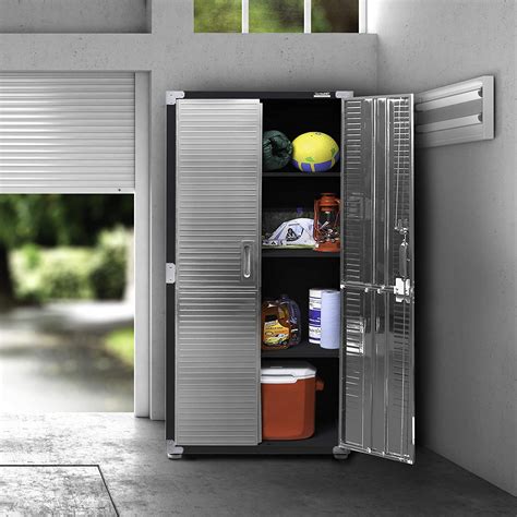 locking stainless steel storage cabinet